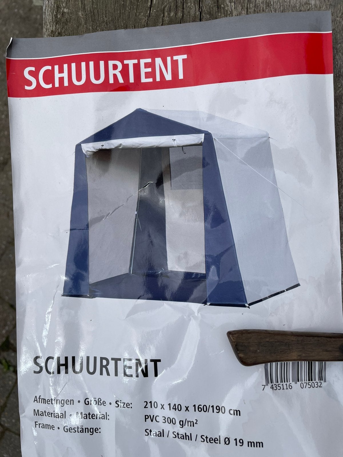 Schuurtent, Caravans en Kamperen, Ophalen of Verzenden, Zo goed als nieuw