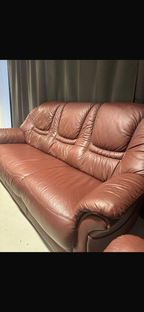 Set: lederen sofa’s, Enlèvement