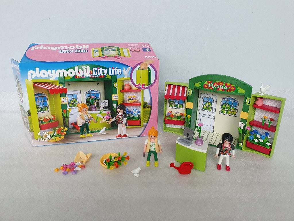 Playmobil 5639: Speelbox Bloemenwinkel, Ophalen of Verzenden, Gebruikt