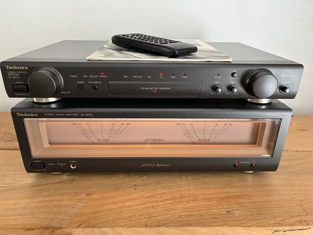 Technics SE-A900S + SU-C800U -  !! NA TE ZIEN !!, Gebruikt, 60 tot 120 watt, Stereo, Ophalen