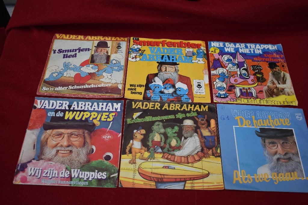 45t's uit de carriere van Vader ABRAHAM & co, Cd's en Dvd's, 7 inch, Ophalen of Verzenden, Zo goed als nieuw, Levenslied of Smartlap