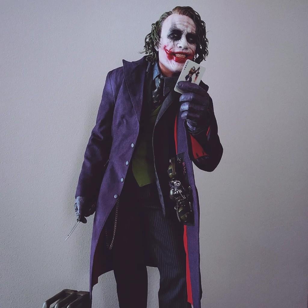 Statue de collection Joker Heath Ledger (Prime 1) 1:4, Enlèvement, Comme neuf, Humain