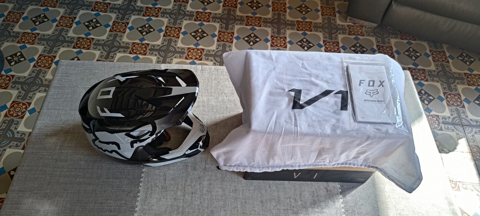Casque Fox V1 XS 53-54 (Enfants), Casque off road, Enlèvement, Neuf, sans ticket, Hommes