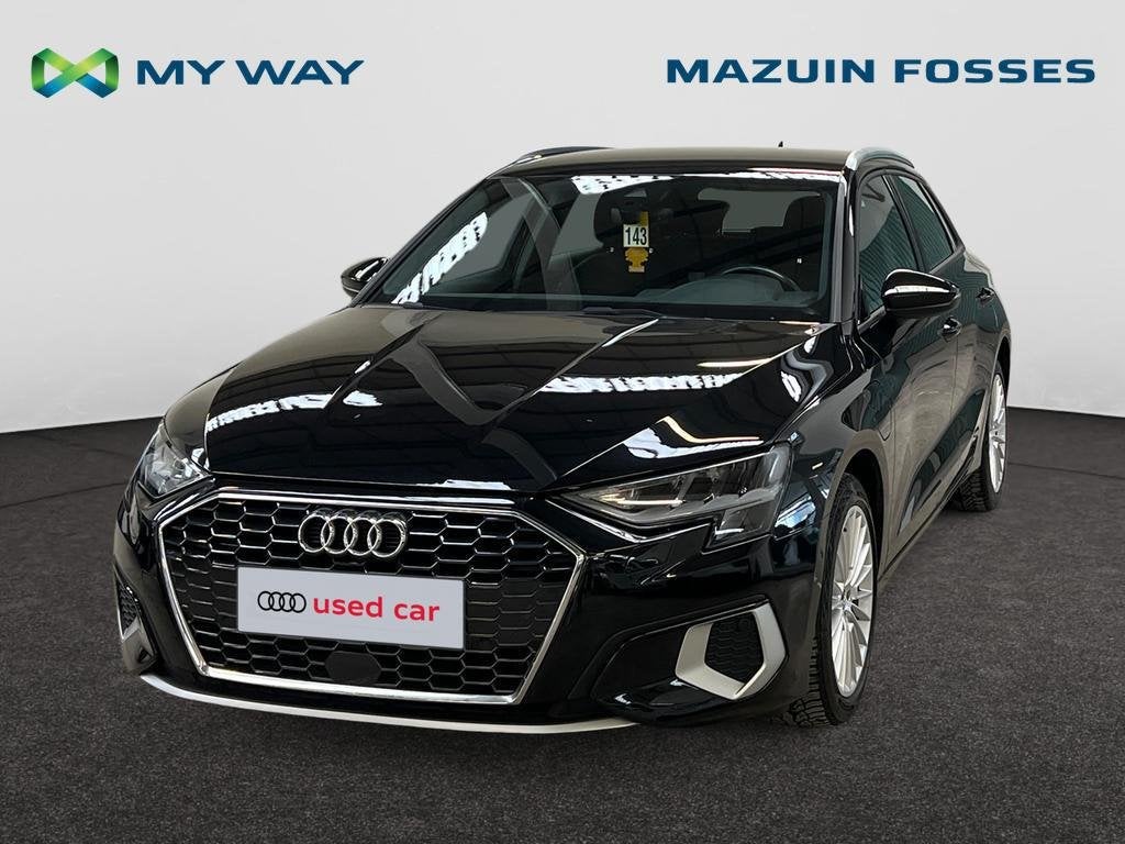 Audi A3 Sportback PHEV A3 Sportback PHEV 40 TFSI e Advanced, Auto's, Automaat, Airbags, Zwart, Hybride Elektrisch/Benzine