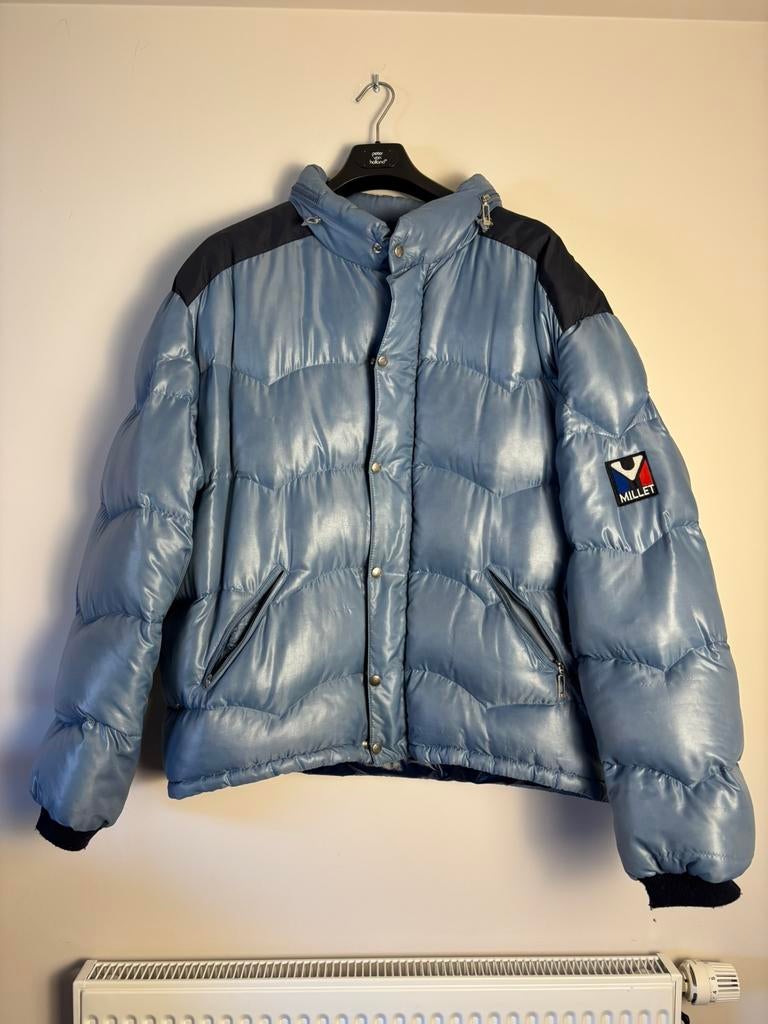 Jas Millet jaren 90, Kleding | Heren, Jassen | Winter, Ophalen, Gedragen, Maat 56/58 (XL), Blauw
