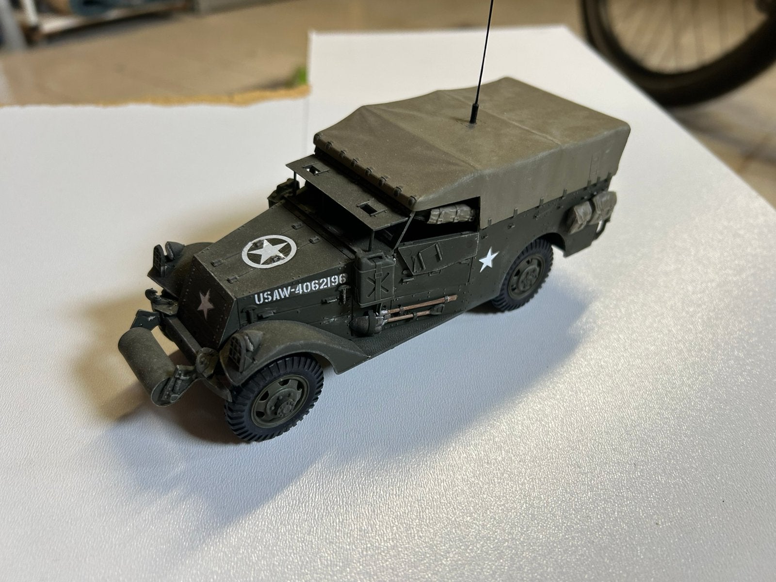 Voertuig M3A1 Amerikanen wereldoorlog 2, Ophalen, Gebruikt
