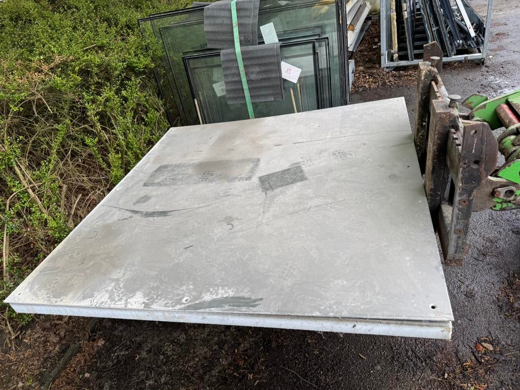 Inox weegplateau  150x150 cm, Ophalen, Zo goed als nieuw