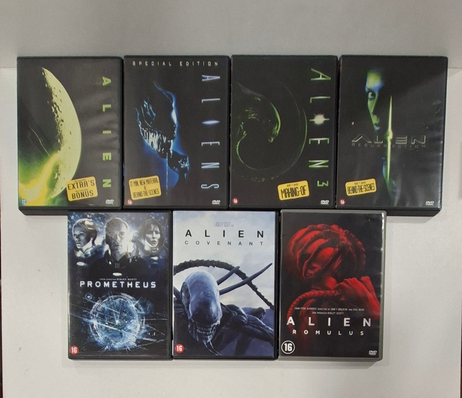 Alien Collection 7 DVD (alle 7 films), Cd's en Dvd's, Ophalen of Verzenden, Engels, Nederlands