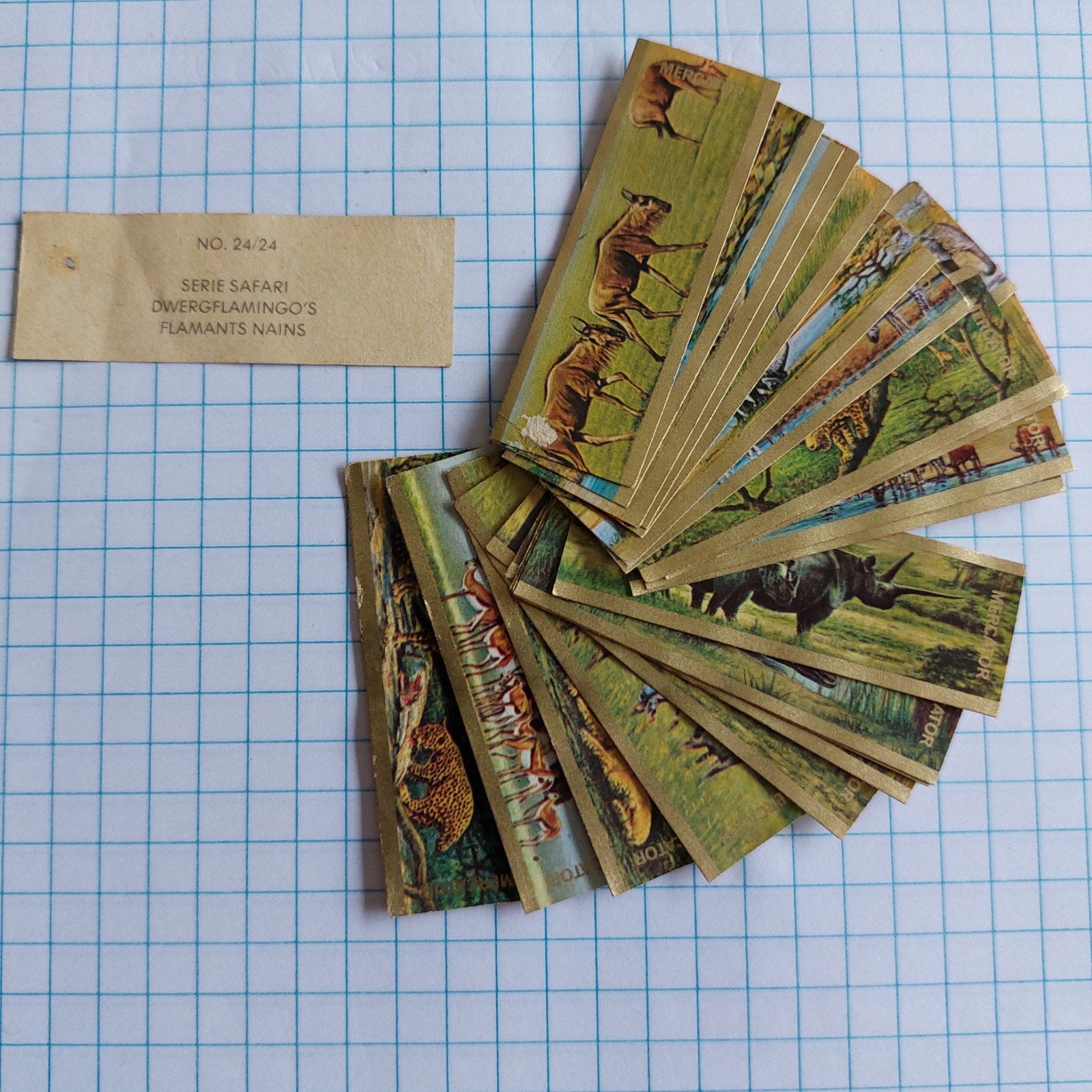 complete reeks sigarenbandjes Mercator : Safari, Ophalen of Verzenden, Sigarenbandjes