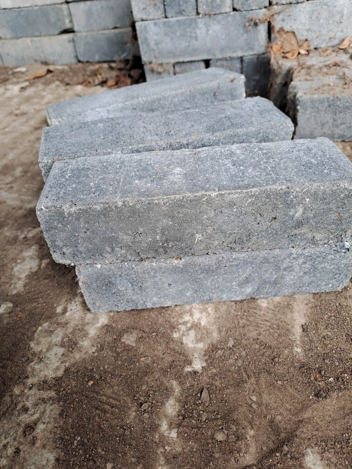 Grijze boordsteen, Tuin en Terras, Ophalen, Beton, Border