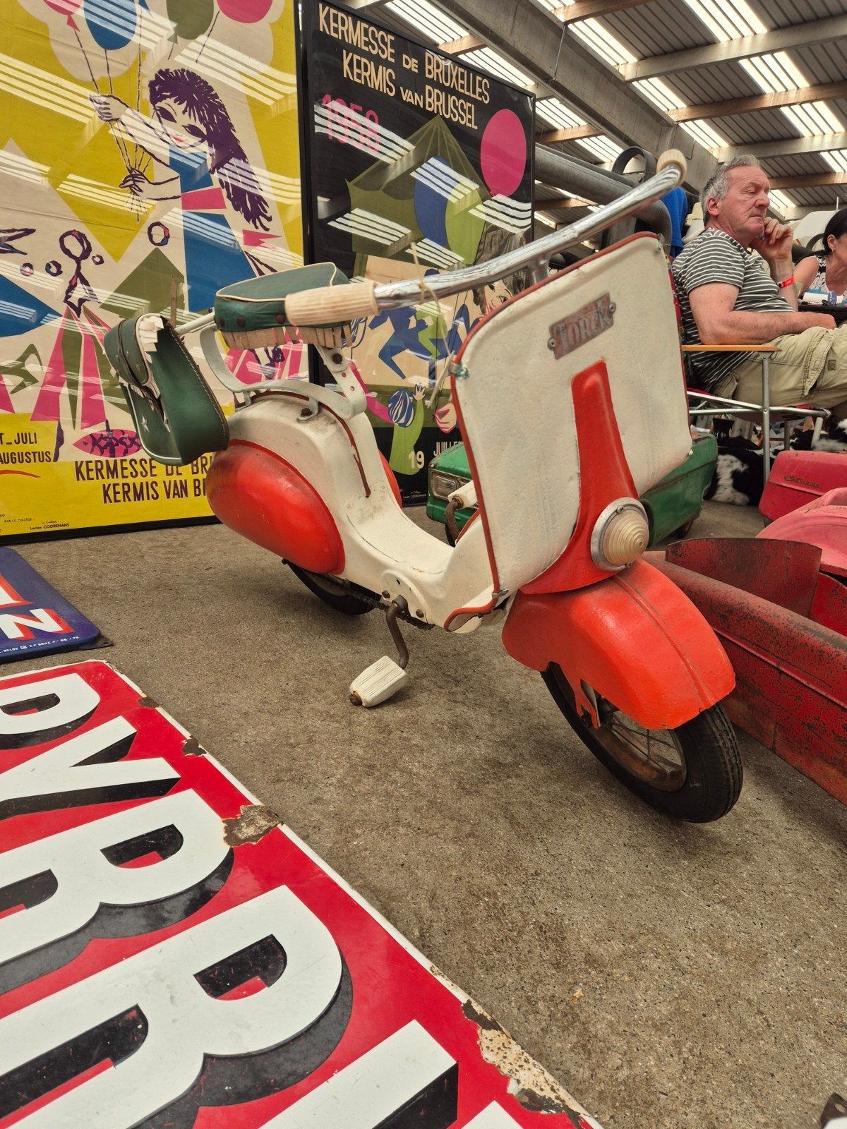 TORCK VESPA Trapauto, Antiek en Kunst, Ophalen