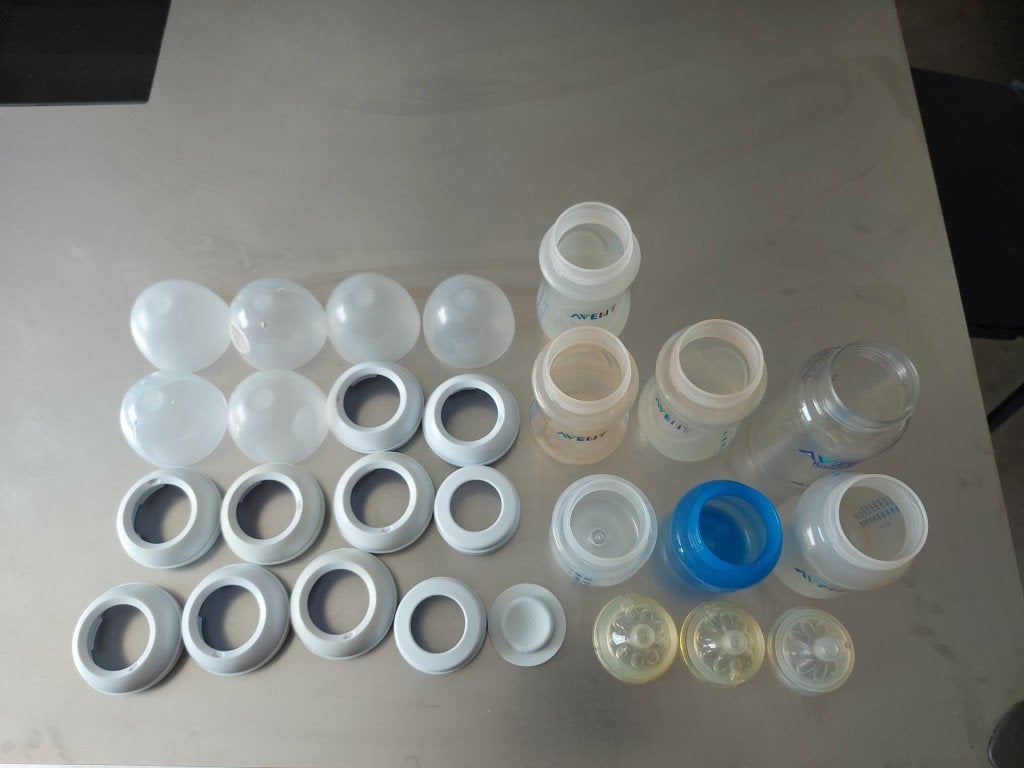 Babyflesjes (Avent) + flessensterilisator, Ophalen, Gebruikt