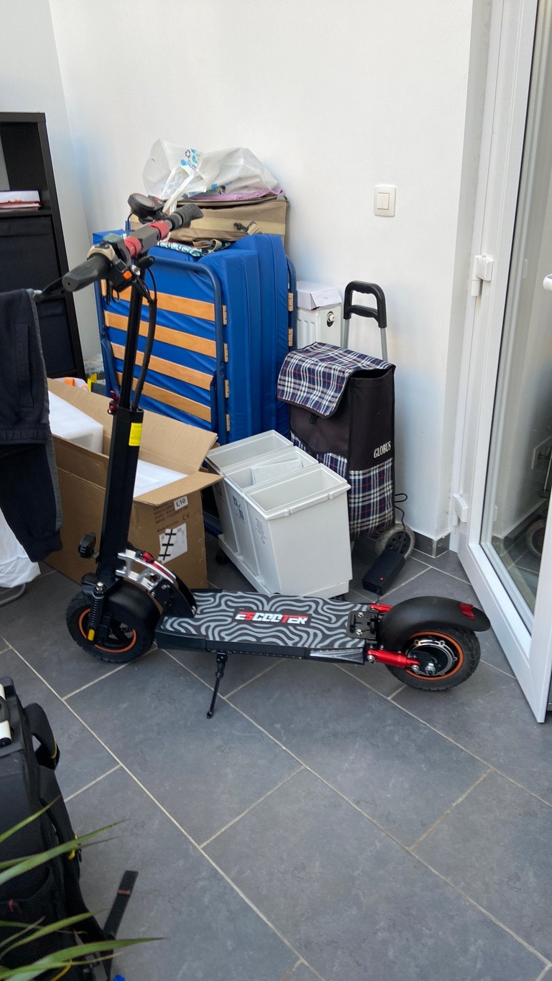 Trottinette escooter 10km au compteur, Ophalen, Nieuw