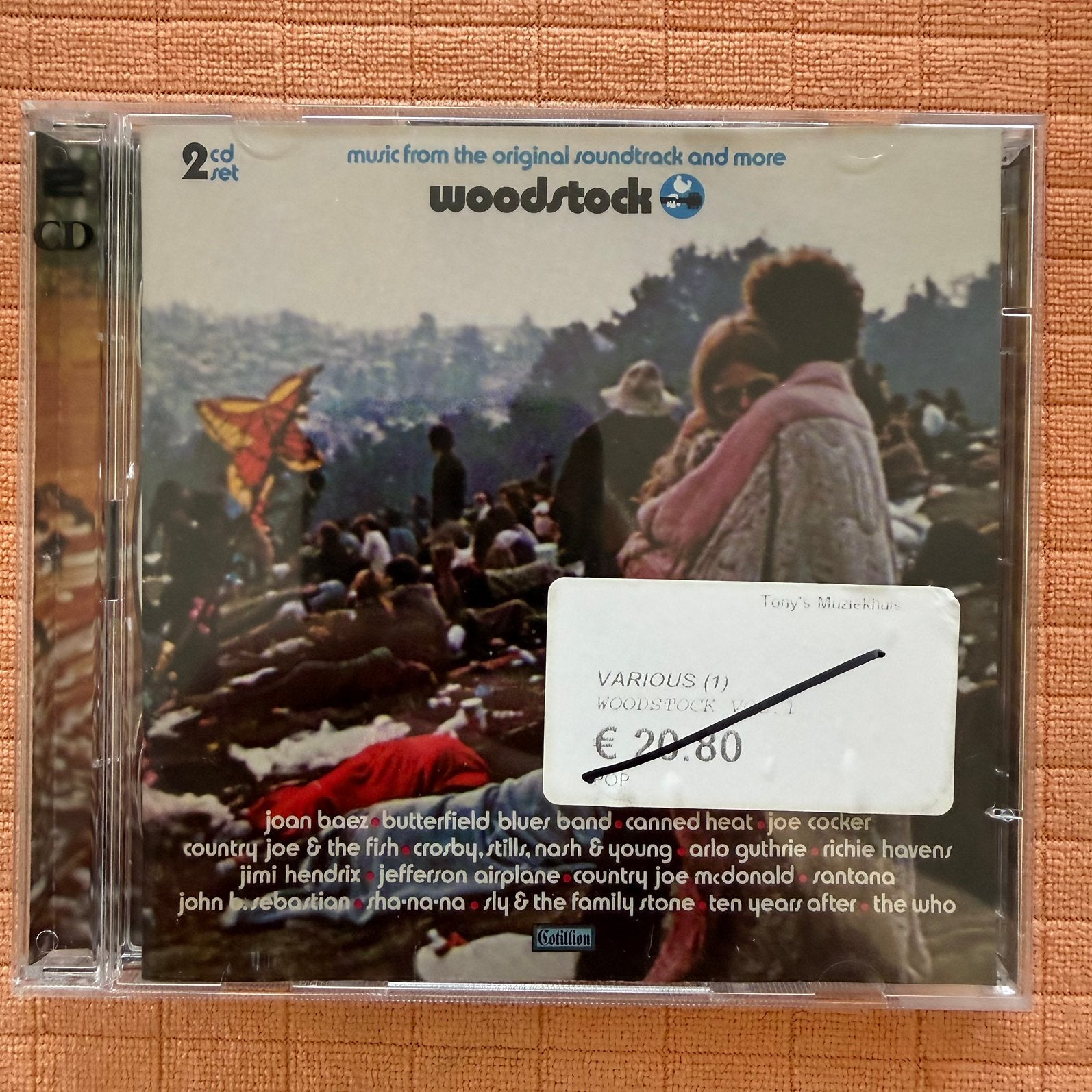 Dubbel cd Woodstock (nieuw), Cd's en Dvd's, Cd's | Overige Cd's, Zo goed als nieuw, Ophalen