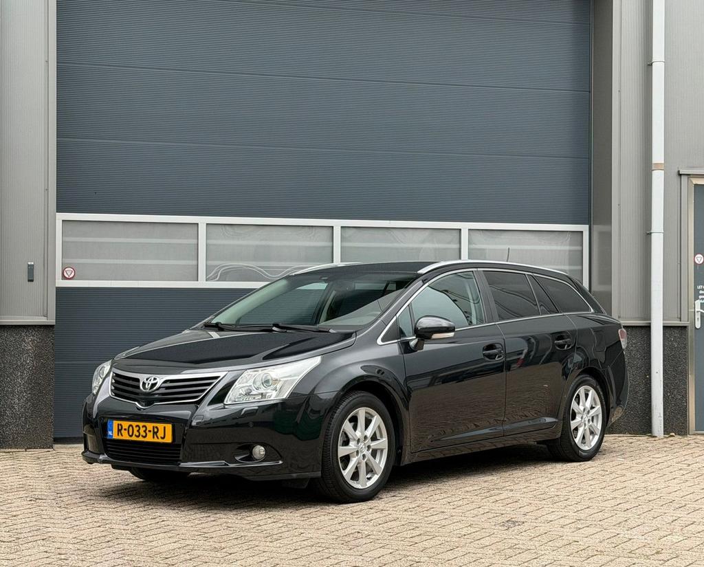 Toyota Avensis Wagon 1.8 VVTi Executive Business bj.2010 Led, Auto's, Toyota, Avensis, Zwart, Zwart, Onderhoudsboekje