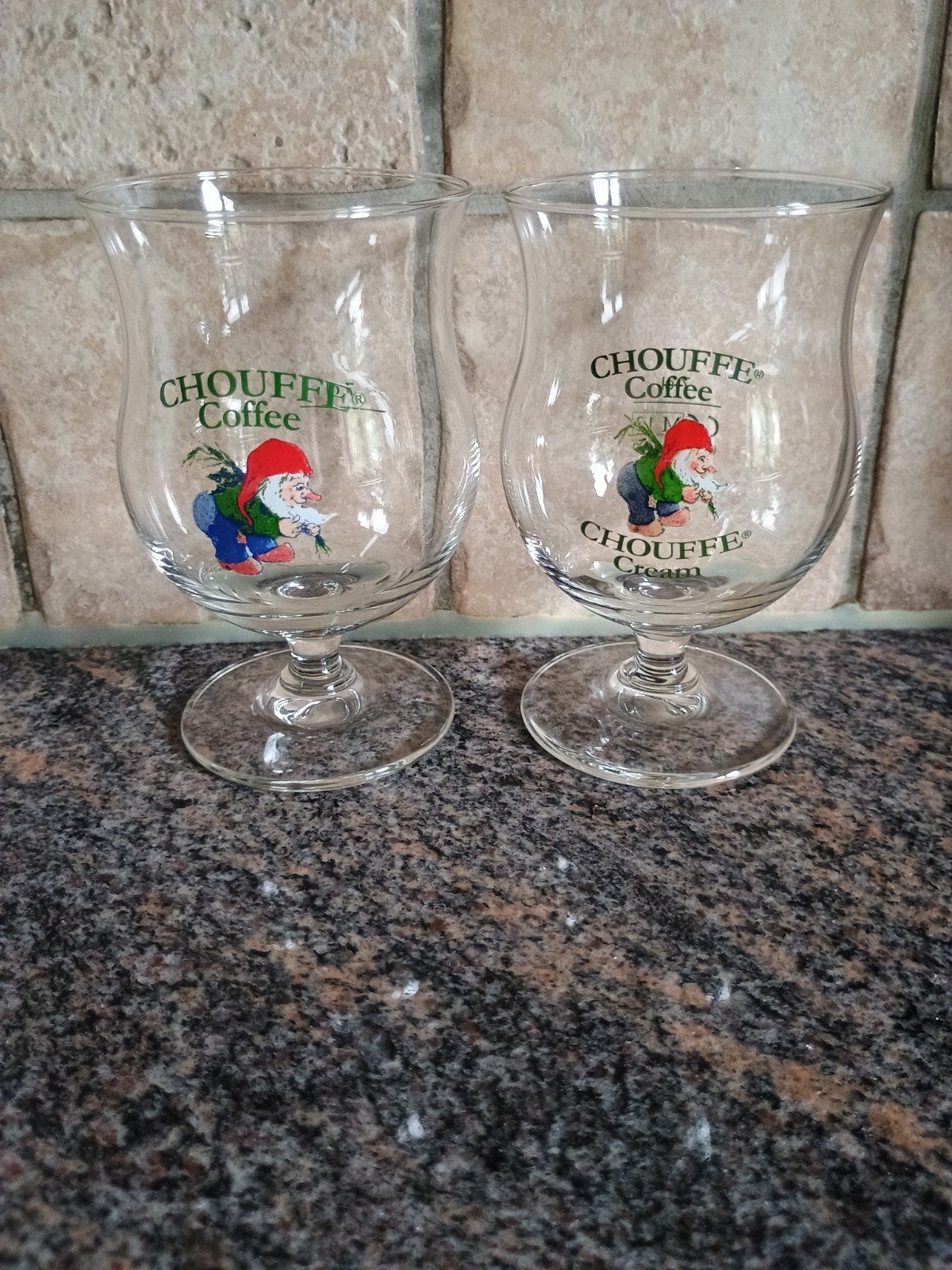 La Chouffe coffee glazen, Verzamelen, Ophalen of Verzenden