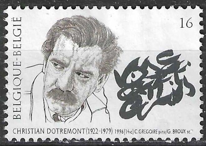 Belgie 1996 - Yvert/OBP 2668 - Christian Dotremont  (ST), Verzenden, Gestempeld, Gestempeld, Muziek