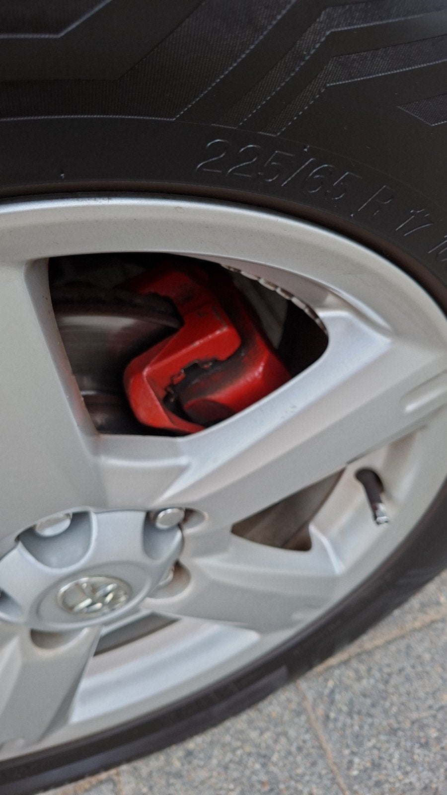 2 velgen toyota rav4 225/65/17, Ophalen, Gebruikt, Banden en Velgen, 17 inch