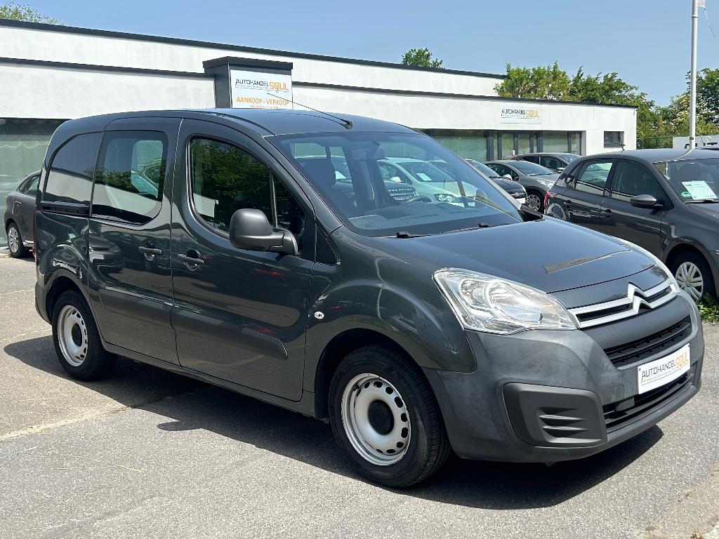 Citroën Berlingo 1.6HDi, 2017, 115.730km, €6, Airco, Keuring, Auto's, Stof, Euro 6, 4 cilinders, Citroën