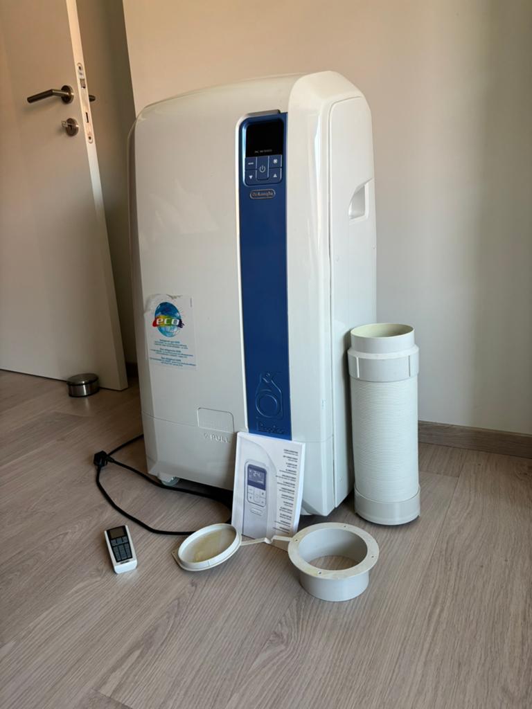 Airco Delonghi pinguino, Elektronische apparatuur, Airco's, Ophalen, Zo goed als nieuw, Afstandsbediening