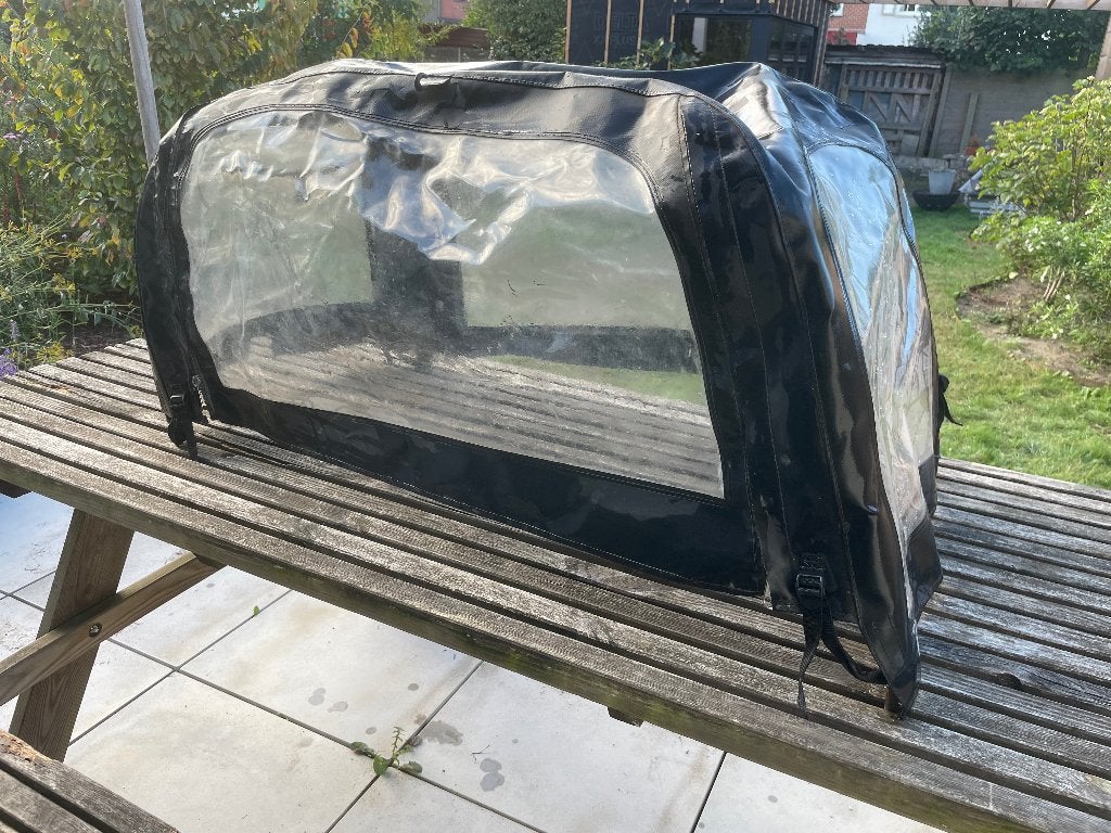 Regentent Babboe big, Fietsen en Brommers, Ophalen, Gebruikt, Overige merken, Huif