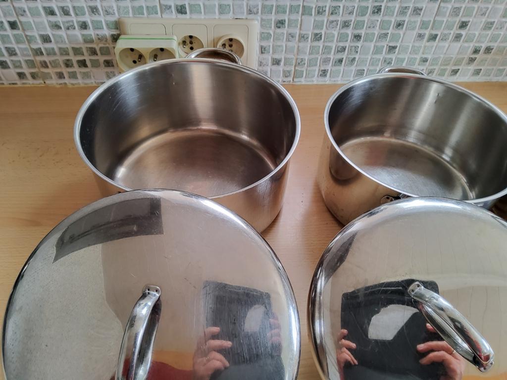 4 kookpotten, Ophalen