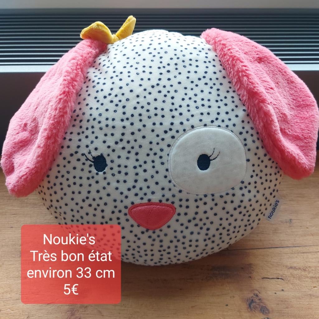 Noukie's coussin Amy et Zoé, Enlèvement, Comme neuf, Tapis ou Coussin