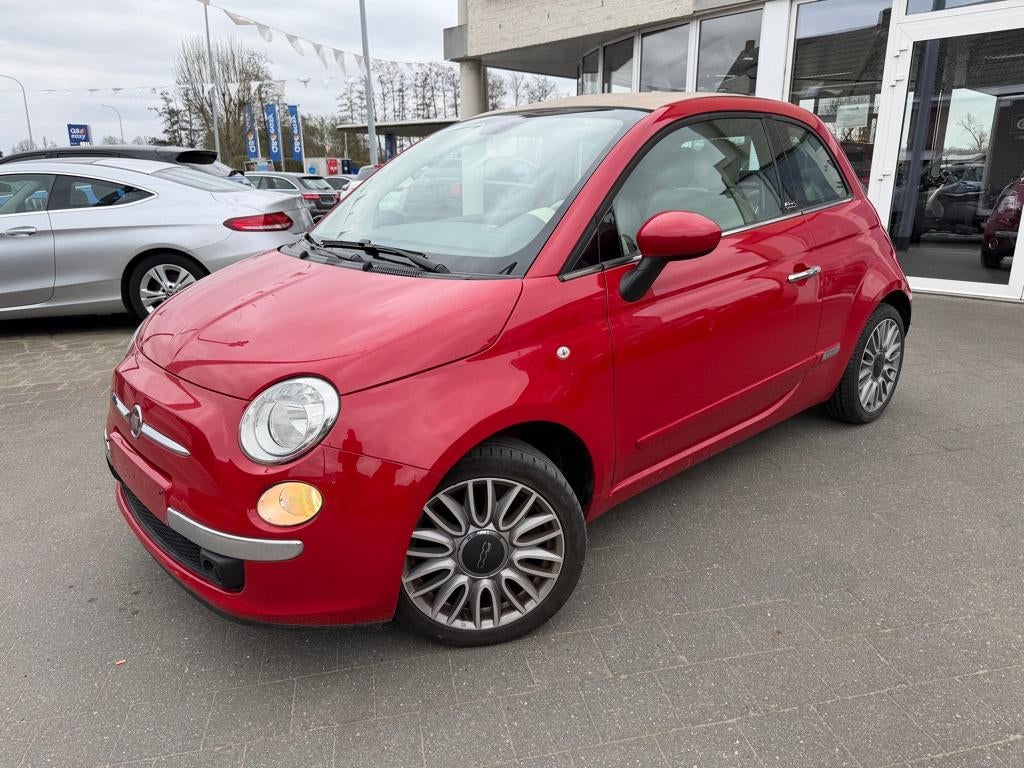Fiat 500c lounge cabriolet, Auto's, Euro 6, Cabriolet, Bedrijf, Handgeschakeld
