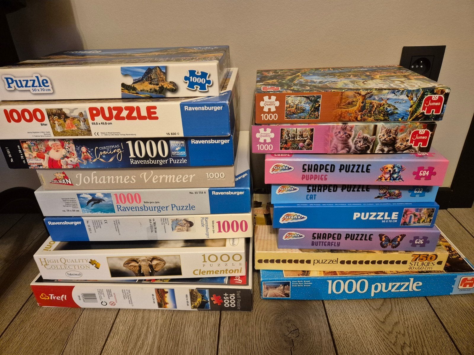 16 puzzels 35€, Ophalen