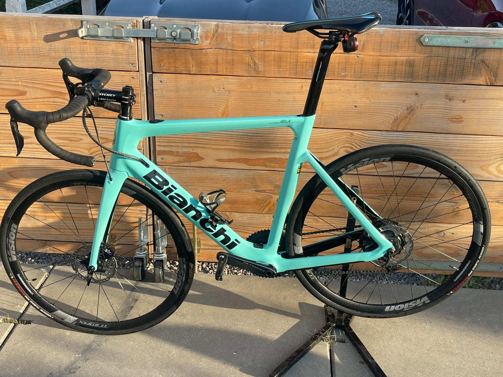 Bianchi aria e-road ult di2 disc maat 59, Fietsen en Brommers, Overige merken, 28 inch, Ophalen of Verzenden, Zo goed als nieuw