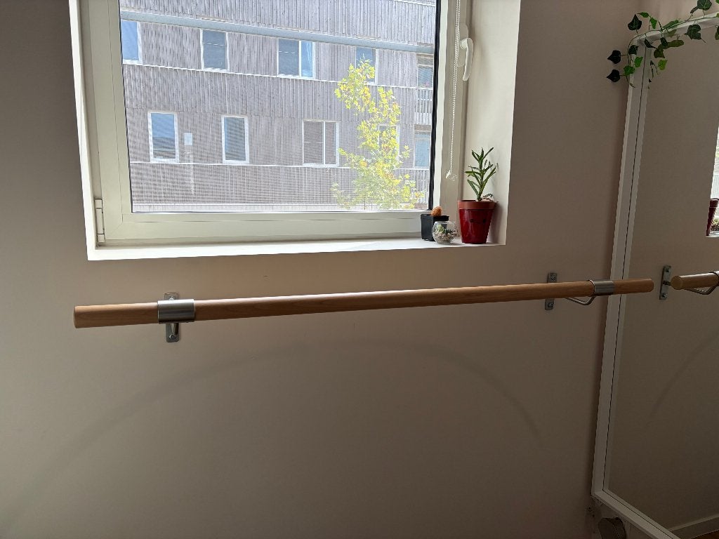 Ballet barre en dansmat voor thuis studio, Sport en Fitness, Ophalen, Zo goed als nieuw, Overige typen