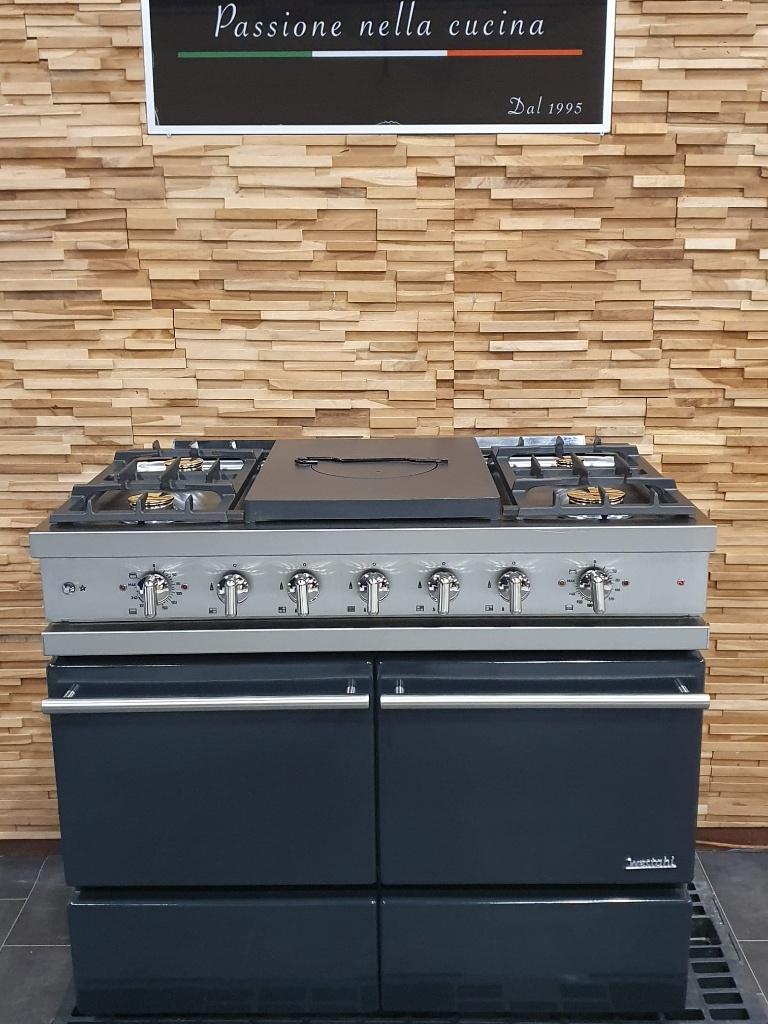 Luxe Westahl/Lacanche 100 cm antraciet 2 electrische ovens, Ophalen, 60 cm of meer, Zo goed als nieuw, Energieklasse A of zuiniger