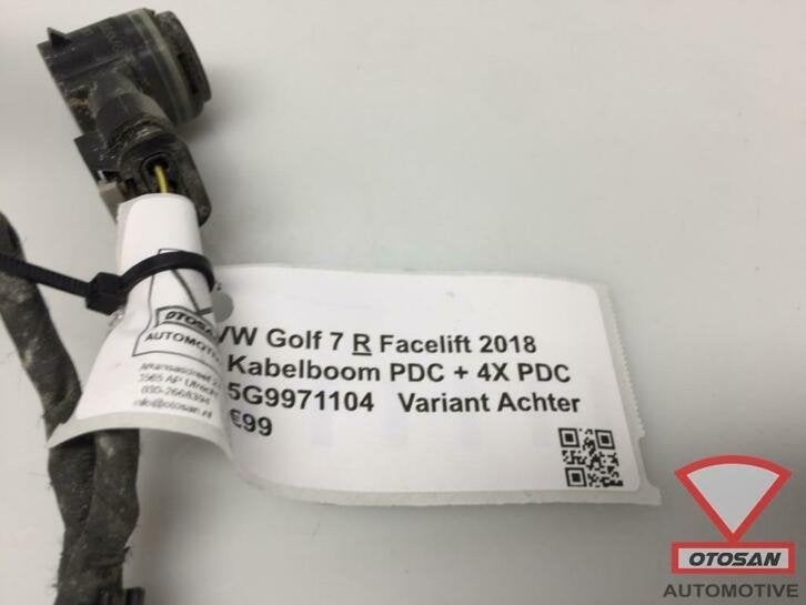 vw golf 7 r facelift variant kabelboom pdc + 4x pdc achter 5, Gebruikt, Volkswagen, Volkswagen AG, Vw@volkswagen.de