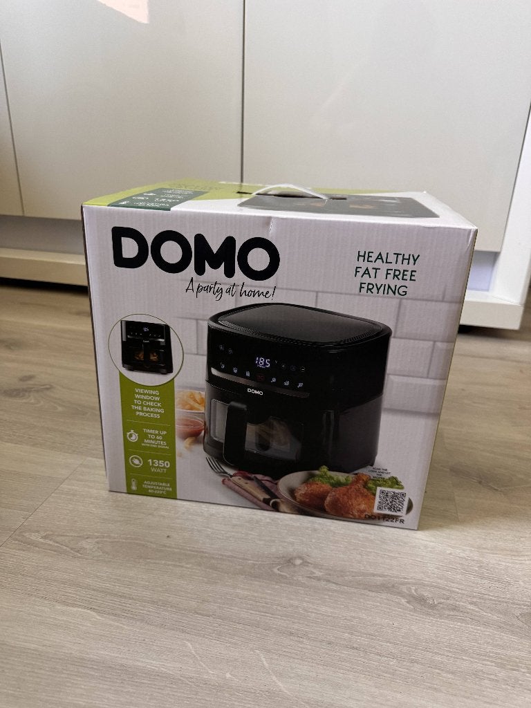 DOMO Airfryer met kijkvenster - 4 L - 1350 W (DO1122FR), Elektronische apparatuur, Ophalen of Verzenden, Nieuw, Airfryer, 1000 t/m 1499 gram