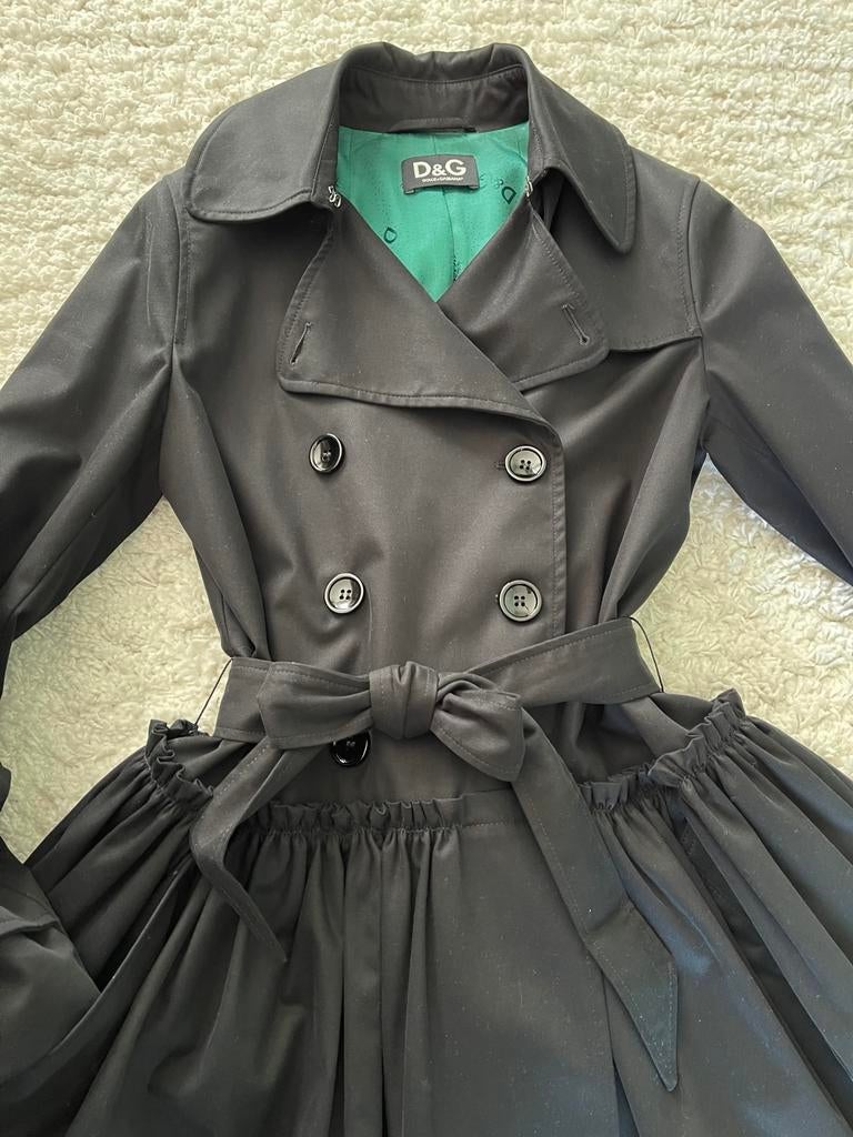 Trenchcoat Dolce&Gabbana, Ophalen of Verzenden, Nieuw, Maat 38/40 (M), Zwart