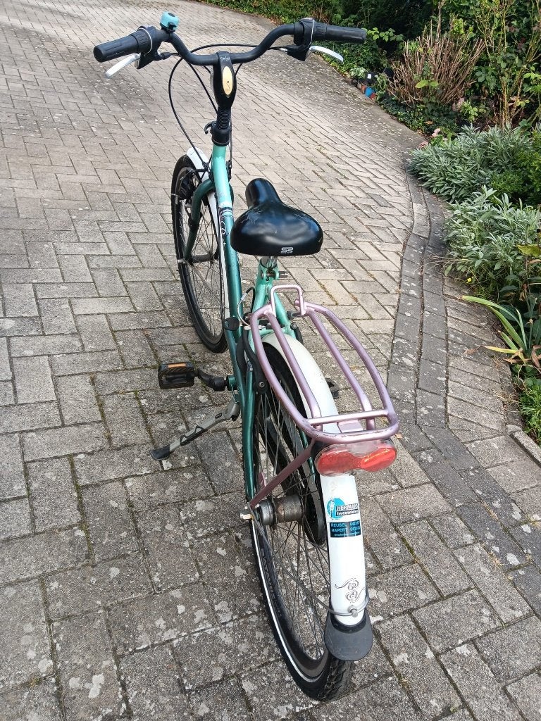 Meisjes fiets, Fietsen en Brommers, Gebruikt, Velgrem, Handrem, BATAVUS