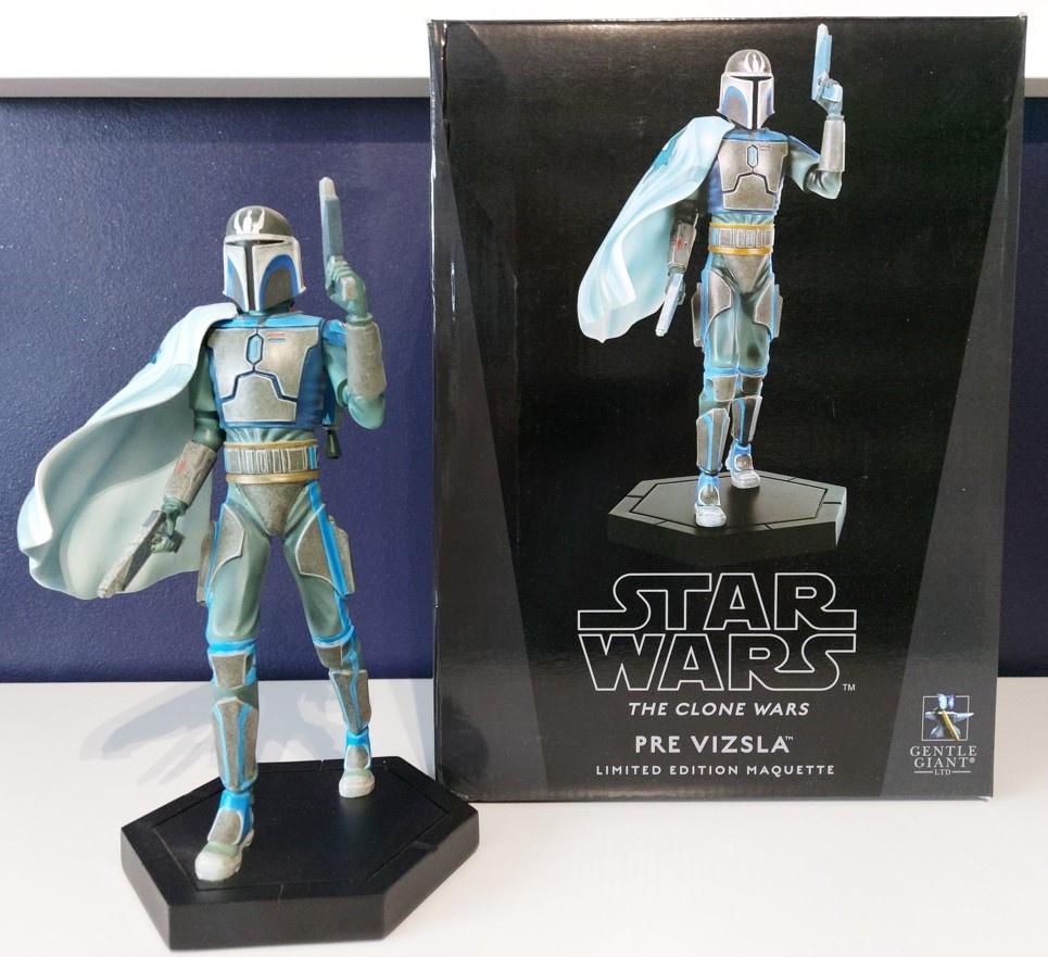 Gentle Giant Star Wars The Clone Wars Animated Pre Vizsla, Verzamelen, Ophalen of Verzenden, Nieuw, Beeldje of Buste