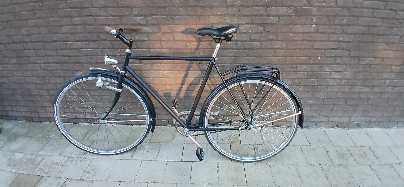 Retro fiets, Ophalen