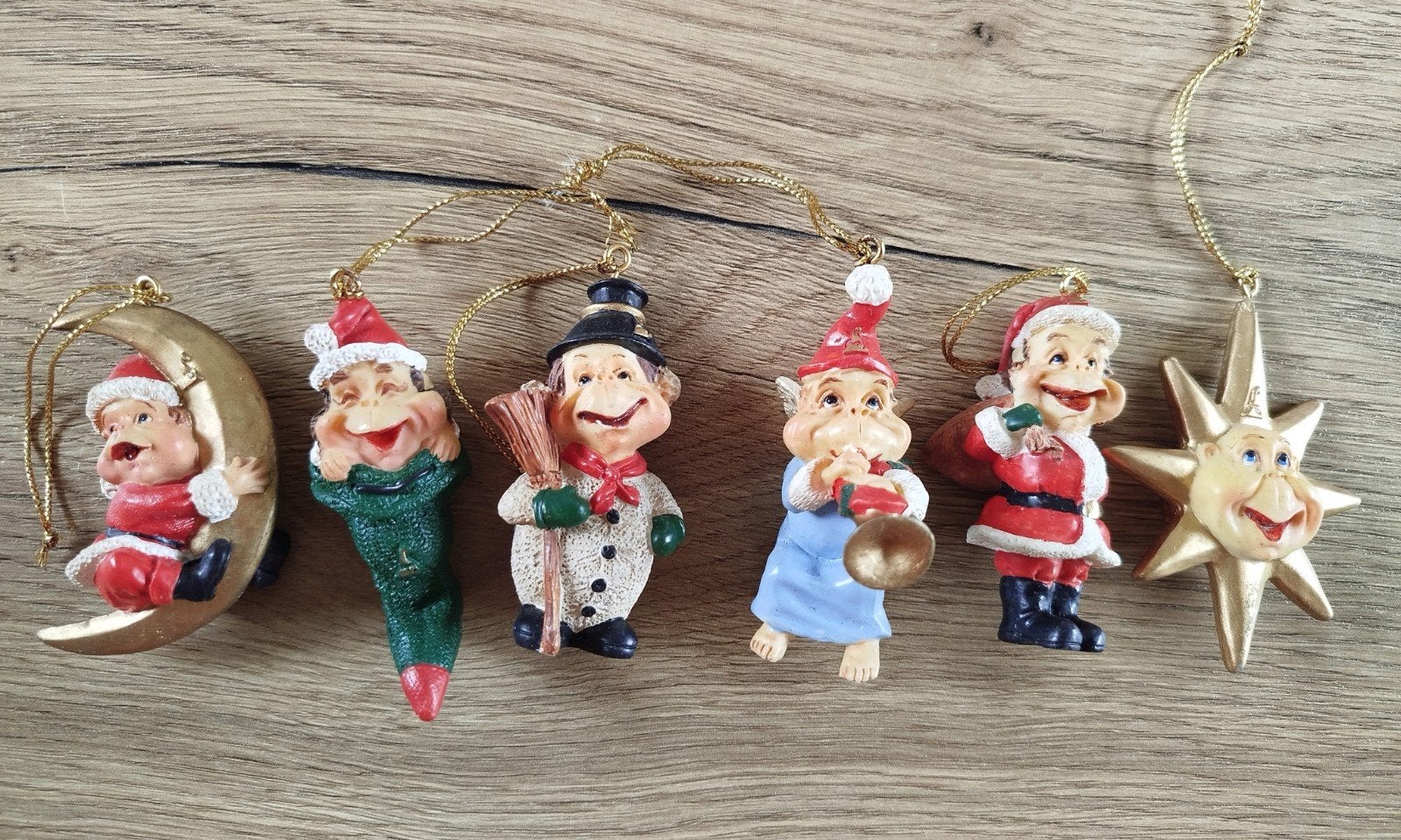 Laafjes kersthangers volledig set, Verzamelen, Efteling, Ophalen of Verzenden, Zo goed als nieuw, Beeldje of Poppetje