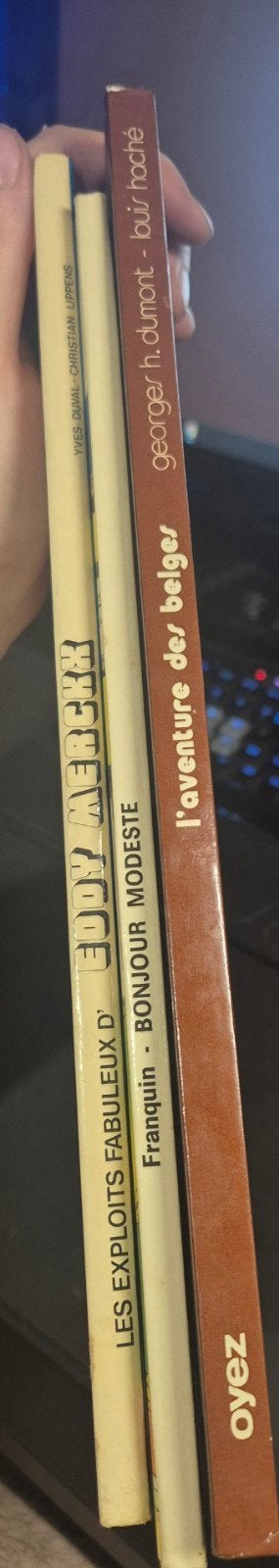Lot de 3 anciennes BD / livres illustrés, Enlèvement, Utilisé, Bandes dessinées