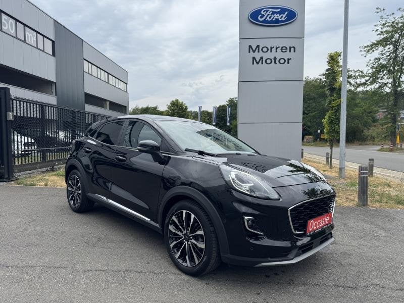 Ford Puma Titanium X EcoBoost mHEV A7 *43273 OC0793, Auto's, Automaat, Puma, Zwart, 124 pk