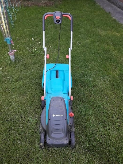 Onderdelen GARDENA grasmachientje, Tuin en Terras, Ophalen, Gebruikt, Accu-grasmaaier, Opvangbak