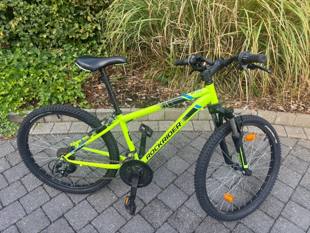 Mountainbike voor kinderen ST500 Rockrider, Fietsen en Brommers, Zo goed als nieuw, Ophalen, Overige merken, Velgrem
