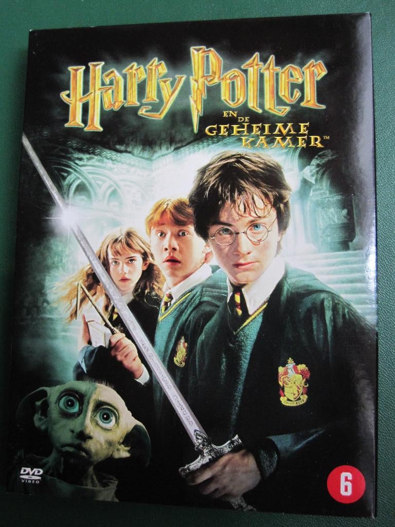 Harry Potter et la Chambre des secrets (2002) 2 disques, À partir de 6 ans, Enlèvement ou Envoi, Coffret, Comme neuf