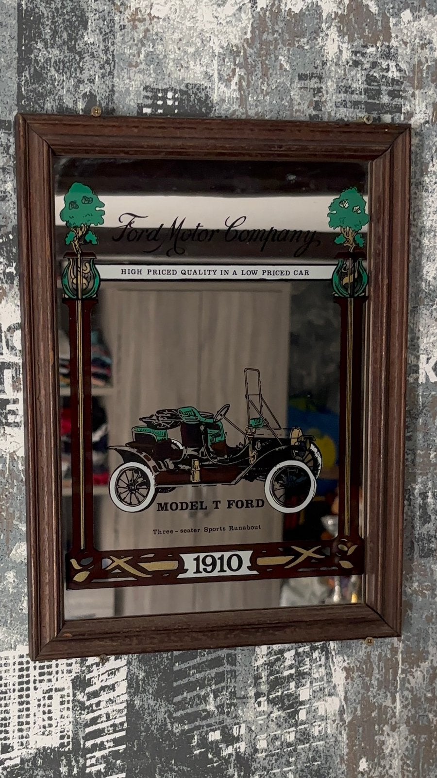 Miroir publicitaire Ford Model T – 1910, Antiquités & Art, Enlèvement