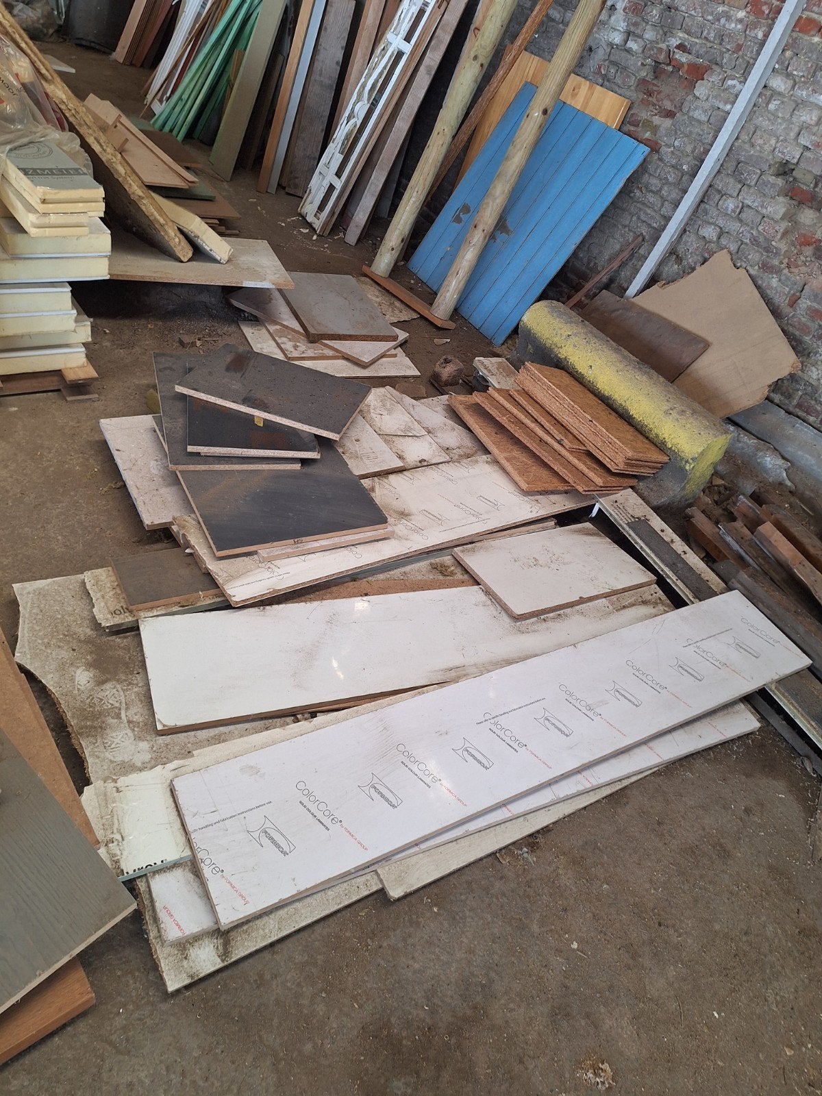 Diverse MDF en vezelplaten te geef., Doe-het-zelf en Bouw, Ophalen