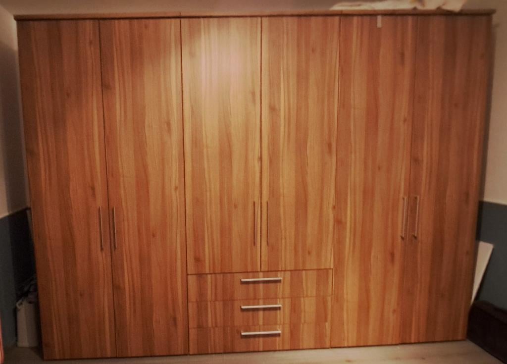 Complete slaapkamer - Walnoot, Huis en Inrichting, Ophalen, Zo goed als nieuw, Tweepersoons