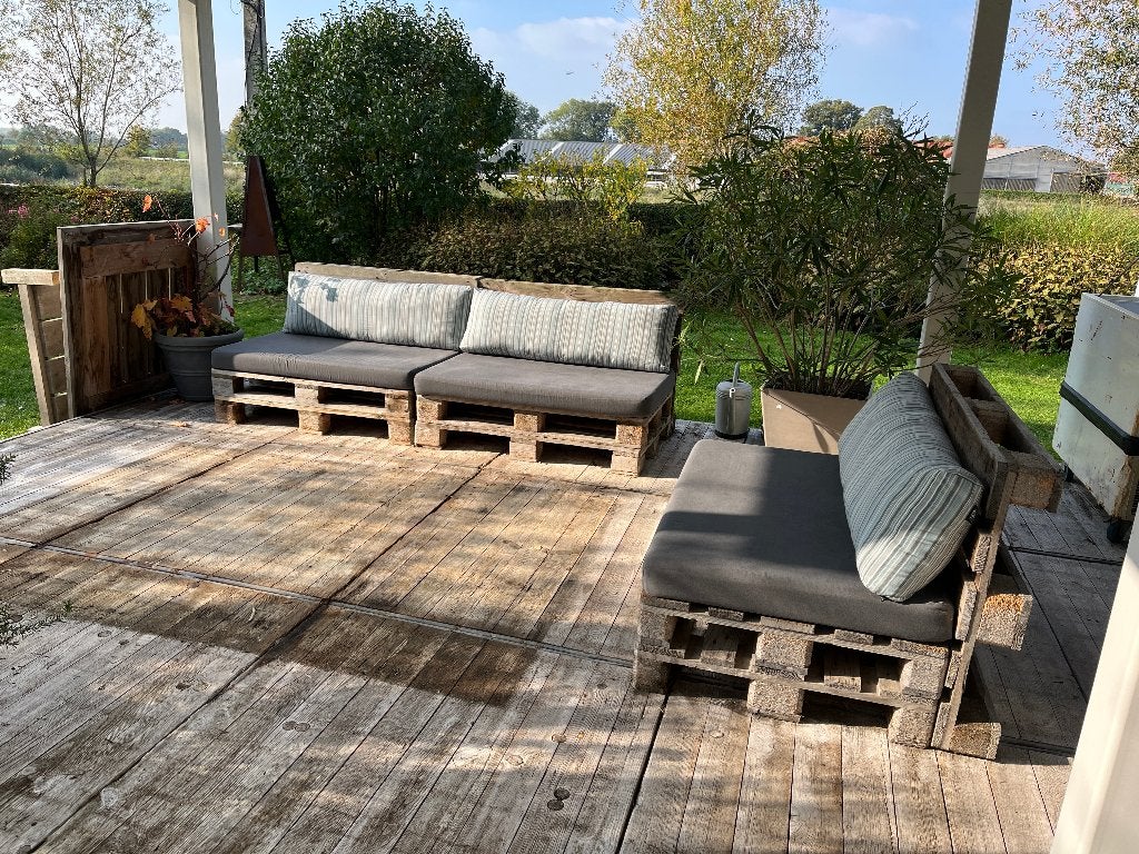 Fagrebi pallet kussens, Ophalen, Gebruikt