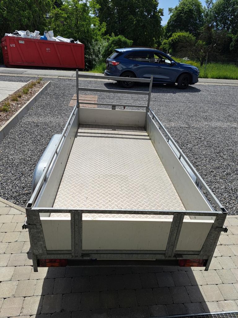 Remorque double essieu acier galvanisé 300x125, Auto diversen, Aanhangers en Bagagewagens