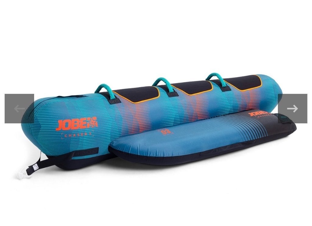 Jobe Chaser 3p - slechts 1x gebruikt, Watersport en Boten, Waterski's, Ophalen, Nieuw, Funband of Funtube, Met skitouw